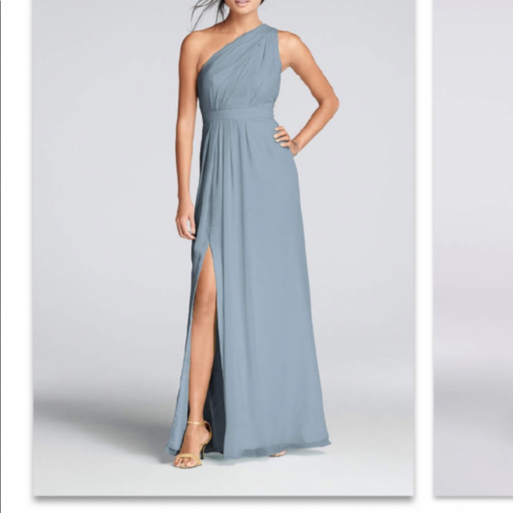 Dusty Blue Formal Dress